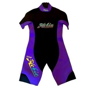 Team Hobie Women’s Large Wetsuit by Steaans Shorty Purple‎ & Black
